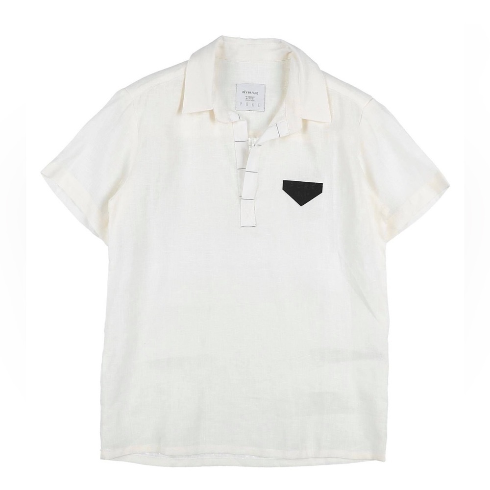 Rever Paris Linen Shirt Size 10